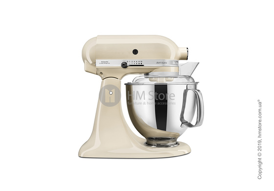 Планетарный миксер KitchenAid Artisan Series 5-Quart Tilt-Head Stand Mixer Plus Bowl 4.8 л, Almond Cream