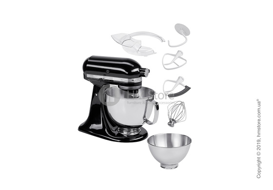 Планетарный миксер KitchenAid Artisan Series 5-Quart Tilt-Head Stand Mixer Plus Bowl 4.8 л, Onyx Black