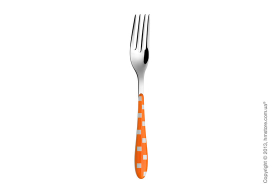 Набор столовых приборов Bugatti Quadri на 6 персон, 24 предмета, Orange