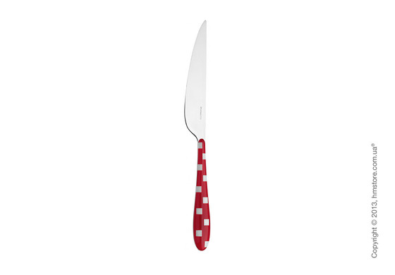 Набор столовых приборов Bugatti Quadri на 6 персон, 24 предмета, Red