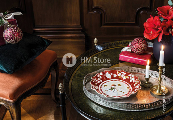 Блюдо для подачи Villeroy & Boch коллекция Toy’s Fantasy, 25 см, Snowman