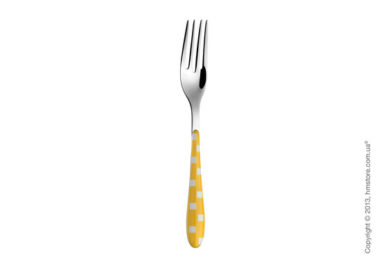 Набор столовых приборов Bugatti Quadri на 6 персон, 24 предмета, Yellow