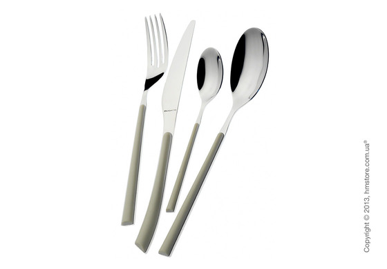 Набор столовых приборов Bugatti Stella на 6 персон, 24 предмета, Ivory