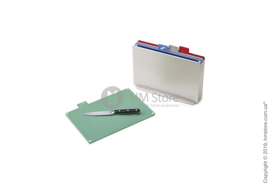 Набор разделочных досок на подставке Joseph Joseph Index Regular Coast, Silver