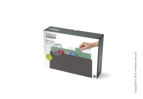 Набор разделочных досок на подставке Joseph Joseph Index Regular Coast, Grey