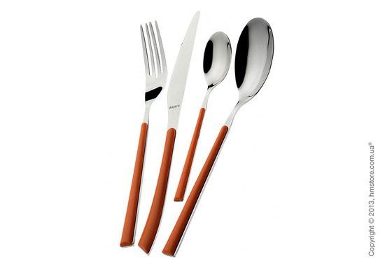 Набор столовых приборов Bugatti Stella на 6 персон, 24 предмета, Orange Набор столовых приборов Bugatti Stella на 6 персон, 24 предмета, Orange