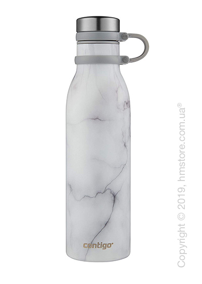Термобутылка Contigo Matterhorne Couture, White Marble 590 мл