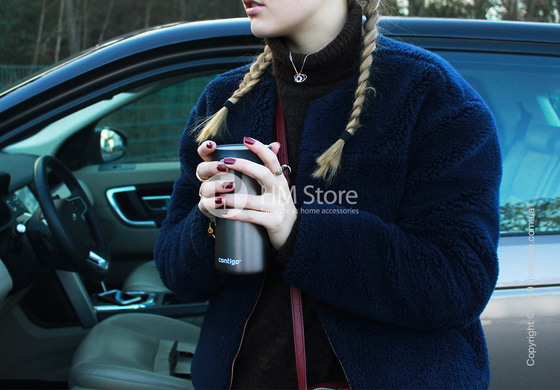 Термокружка Contigo Pinnacle, Matte Black/Bronze 300 мл