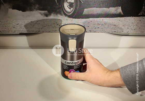 Термокружка Contigo Pinnacle, Transparent Matte Latte 300 мл