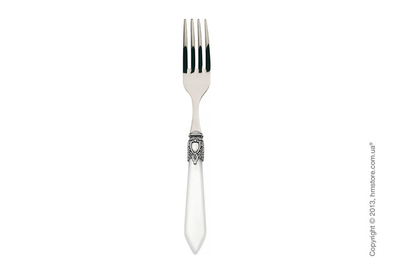 Набор столовых приборов Bugatti Oxford коллекция Old-Silverplated Ring на 6 персон, 24 предмета, White