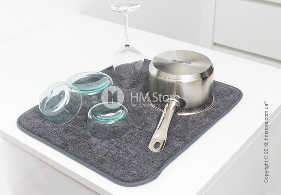 Коврик для сушки посуды из микрофибры Brabantia, Dark Grey