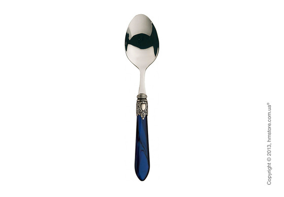 Набор столовых приборов Bugatti Oxford коллекция Old-Silverplated Ring на 6 персон, 24 предмета, Blue