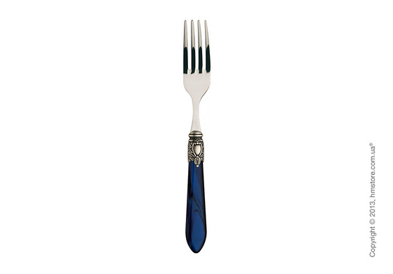 Набор столовых приборов Bugatti Oxford коллекция Old-Silverplated Ring на 6 персон, 24 предмета, Blue