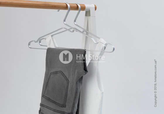Набор плечиков для одежды Brabantia Aluminium Clothes Hangers, 4 шт, Silver