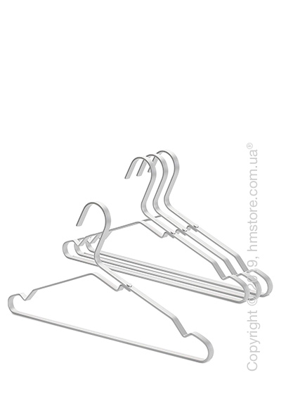 Набор плечиков для одежды Brabantia Aluminium Clothes Hangers, 4 шт, Silver