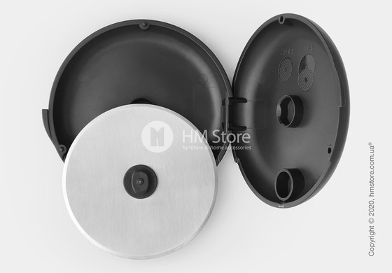 Нож для пиццы Brabantia Pizza Cutter Plus Blade Guard Tasty Colours, Dark Grey