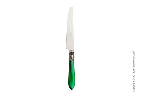 Набор столовых приборов Bugatti Oxford коллекция Old-Silverplated Ring на 6 персон, 24 предмета, Green