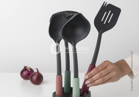 Набор кухонного инвентаря на подставке Brabantia Kitchen Utensil Set, Mixed