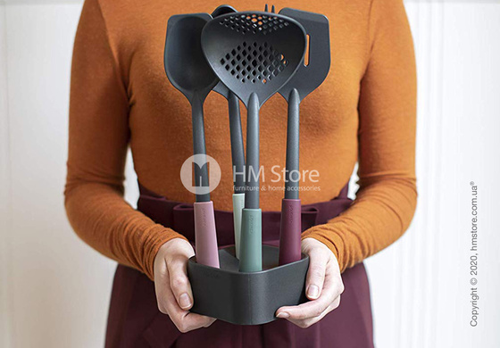 Набор кухонного инвентаря на подставке Brabantia Kitchen Utensil Set, Mixed