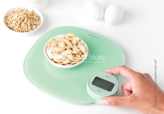 Весы кухонные Brabantia Digital Kitchen Scales Tasty+, Jade Green