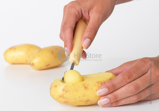 Нож для фигурной резки фруктов/овощей Brabantia Tasty+, Vanilla Yellow