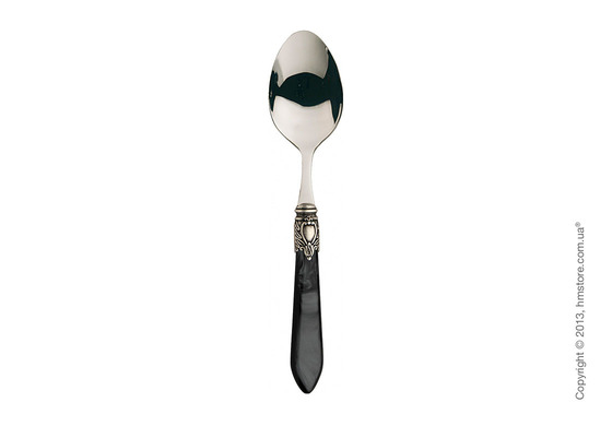 Набор столовых приборов Bugatti Oxford коллекция Old-Silverplated Ring на 6 персон, 24 предмета, Black