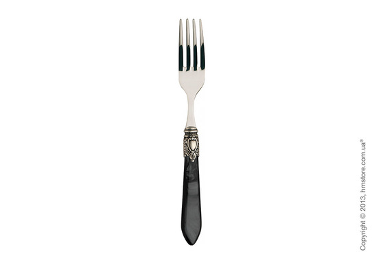 Набор столовых приборов Bugatti Oxford коллекция Old-Silverplated Ring на 6 персон, 24 предмета, Black