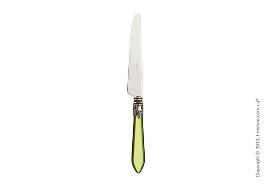 Набор столовых приборов Bugatti Oxford коллекция Old-Silverplated Ring на 6 персон, 24 предмета, Green