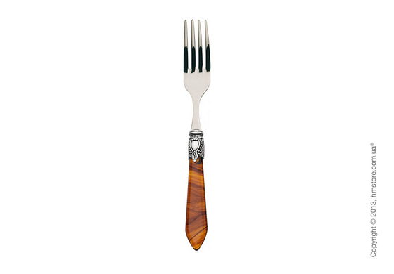 Набор столовых приборов Bugatti Oxford коллекция Old-Silverplated Ring на 6 персон, 24 предмета, Tortoiseshell