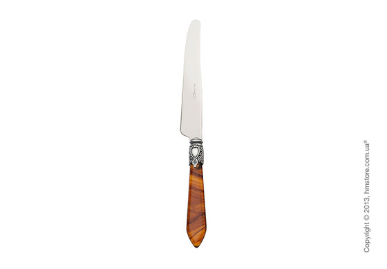 Набор столовых приборов Bugatti Oxford коллекция Old-Silverplated Ring на 6 персон, 24 предмета, Tortoiseshell