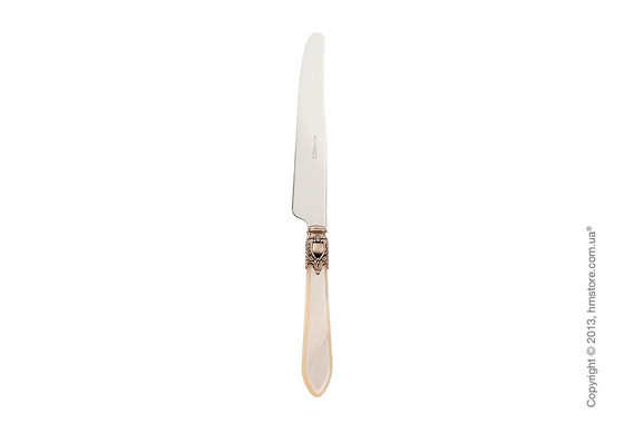 Набор столовых приборов Bugatti Oxford коллекция Gold Plated Ring на 6 персон, 24 предмета, Ivory