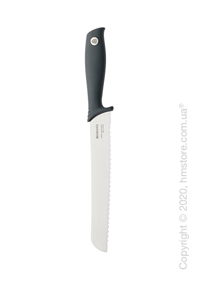 Нож Brabantia Bread Knife Tasty+, Dark Grey