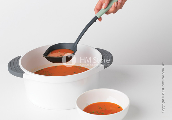 Ложка разливная Brabantia Soup Ladle Plus Scraper Tasty+, Jade Green