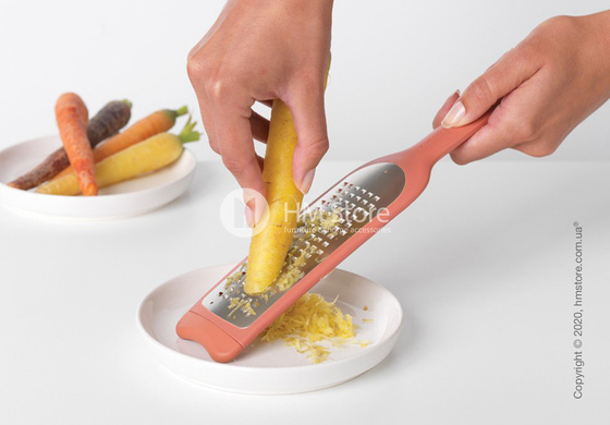 Терка Brabantia Coarse Grater plus Cover Tasty+, Terracotta Pink