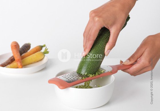 Терка Brabantia Coarse Grater plus Cover Tasty+, Terracotta Pink