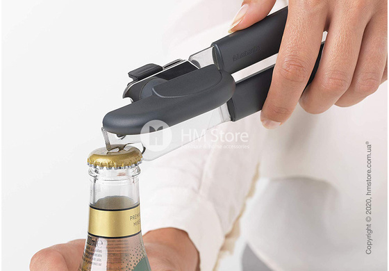 Нож консервный Brabantia Can Opener plus Bottle Tasty+, Dark Grey