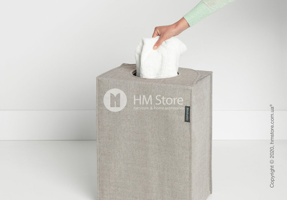 Корзина для белья прямоугольная Brabantia Laundry Bag 55 л, Grey