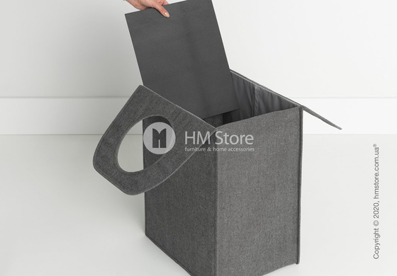 Корзина для белья прямоугольная Brabantia Laundry Bag 55 л, Pepper Black