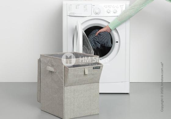  Корзина для белья прямоугольная Brabantia Stackable Laundry Box 35 л, Grey