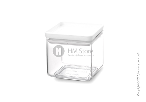 Емкость для хранения сыпучих продуктов Brabantia Square Canister Tasty+ 0,7 л, Light Grey