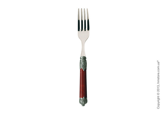 Набор столовых приборов Bugatti Rinascimento коллекция Old-Silverplated Ring на 6 персон, 24 предмета, Red