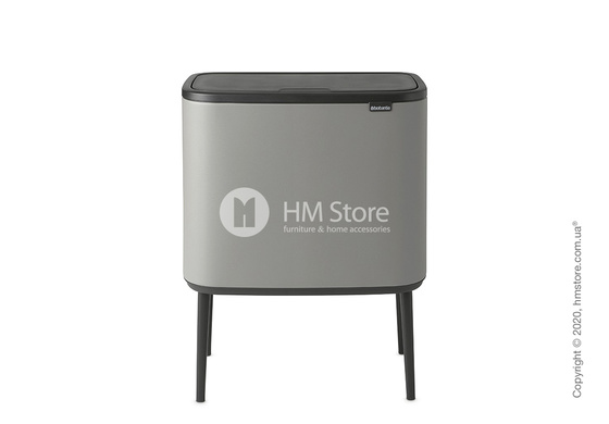 Ведро для мусора Brabantia Bo Touch Bin 36 л, Mineral Concrete Grey