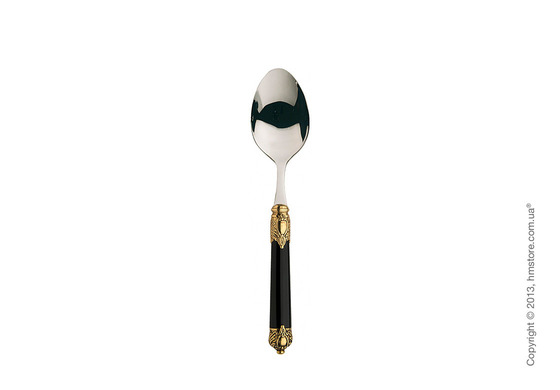 Набор столовых приборов Bugatti Rinascimento коллекция Gold Plated Ring на 6 персон, 24 предмета, Black