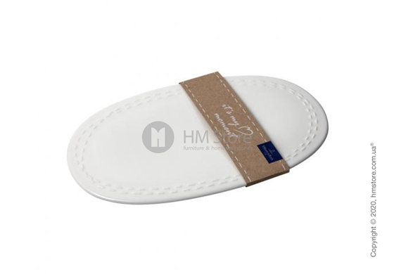 Тарелка столовая мелкая Villeroy & Boch коллекция it's my moment 29,5x19, White