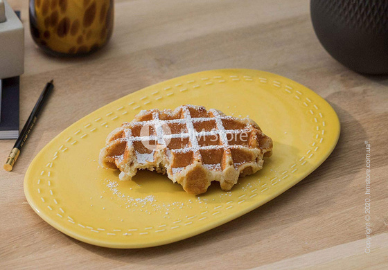 Тарелка столовая мелкая Villeroy & Boch коллекция it's my moment 29,5x19, Honey