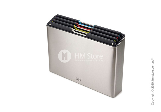 Набор разделочных досок на подставке Joseph Joseph Folio 4-piece Large, Stainless Steel