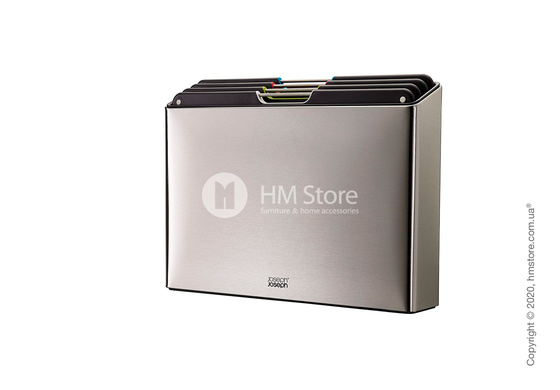 Набор разделочных досок на подставке Joseph Joseph Folio 4-piece Large, Stainless Steel