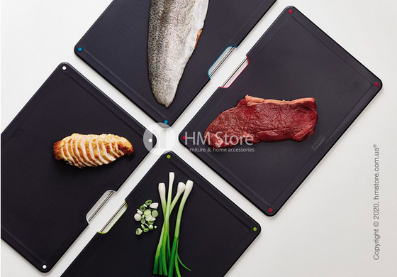 Набор разделочных досок на подставке Joseph Joseph Folio 4-piece Large, Stainless Steel