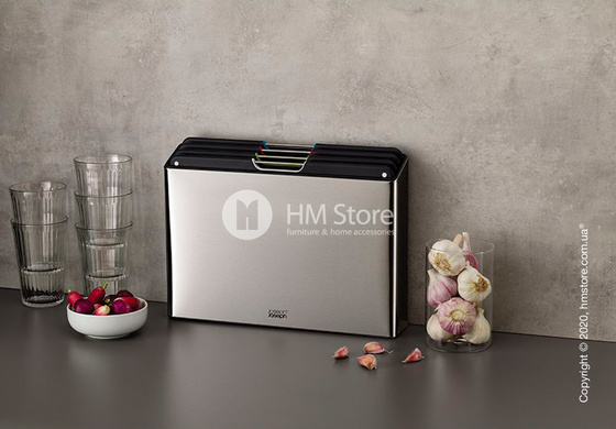 Набор разделочных досок на подставке Joseph Joseph Folio 4-piece Large, Stainless Steel