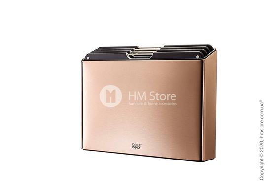 Набор разделочных досок на подставке Joseph Joseph Folio 4-piece Large, Rose Gold